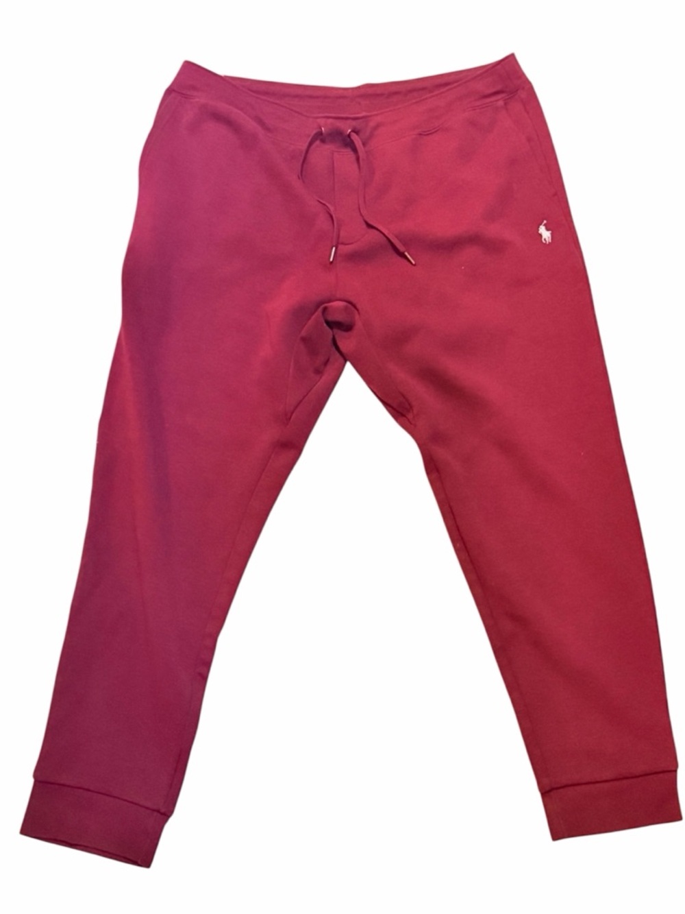 Polo Ralph Lauren Mens Burgundy Joggers Size XXL